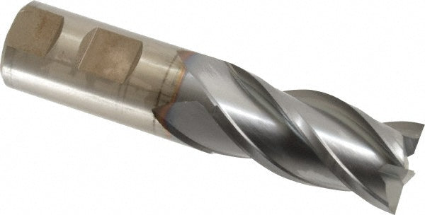 1" 4-Flute Powdered Metal Square End Mill, TiCN - Cleveland C32008