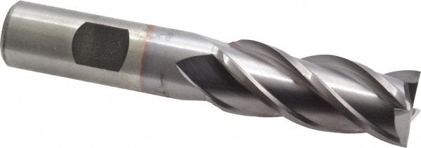 11/16" 4-Flute Powdered Metal Square End Mill, TiCN - Cleveland C32002