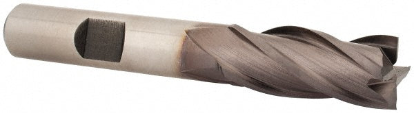 7/16" 4-Flute Cobalt Square End Mill, TiCN - Cleveland C32629