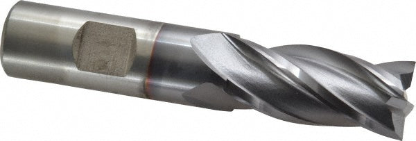 3/4" 4-Flute Cobalt Square End Mill, TiCN - Cleveland C32637