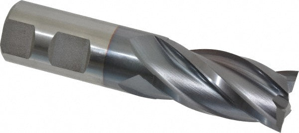 1" 4-Flute Cobalt Square End Mill, TiCN - Cleveland C32639