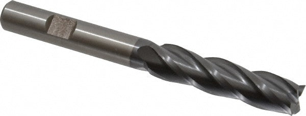 7/16" 4-Flute Cobalt Square End Mill, TiCN - Cleveland C32679