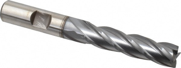 1/2" 4-Flute Cobalt Square End Mill, TiCN - Cleveland C32681