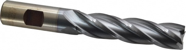 3/4" 4-Flute Cobalt Square End Mill, TiCN - Cleveland C32683