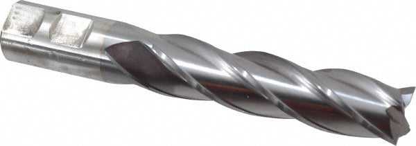 7/8" 4-Flute Cobalt Square End Mill, TiCN - Cleveland C32685