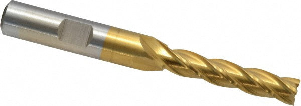 9/32" 4-Flute Cobalt Square End Mill, TiN - Cleveland C32656