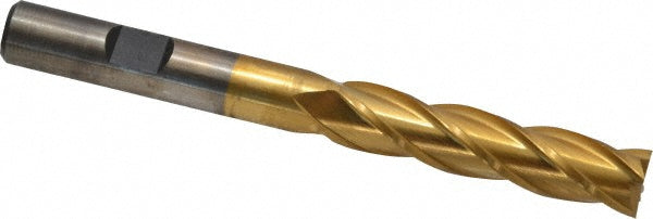 13/32" 4-Flute Cobalt Square End Mill, TiN - Cleveland C32660