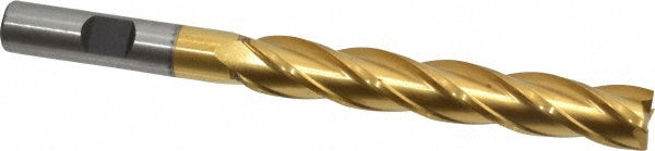 7/16" 4-Flute Cobalt Square End Mill, TiN - Cleveland C32706