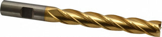 1/2" 4-Flute Cobalt Square End Mill, TiN - Cleveland C32708