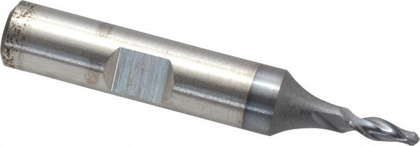 1/8" 2-Flute Cobalt Ball End Mill, TiCN - Cleveland C32749
