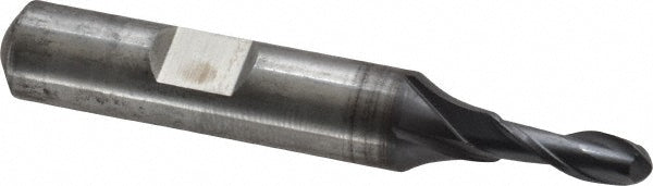 3/16" 2-Flute Cobalt Ball End Mill, TiCN - Cleveland C32750