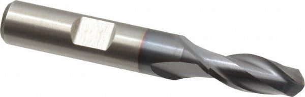 5/16" 2-Flute Cobalt Ball End Mill, TiCN - Cleveland C32752