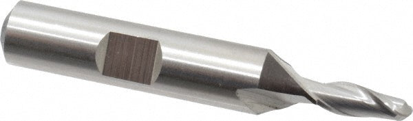 3/16" 2-Flute Cobalt Ball End Mill - Cleveland C42645