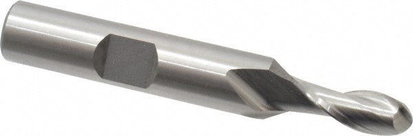 1/4" 2-Flute Cobalt Ball End Mill - Cleveland C42648
