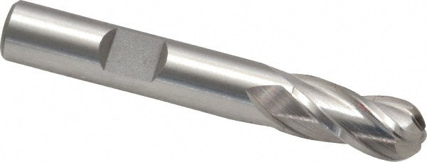 3/8" 4-Flute Cobalt Ball End Mill - Cleveland C42788