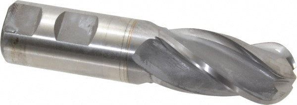 1" 4-Flute Cobalt Ball End Mill, TiCN - Cleveland C32785