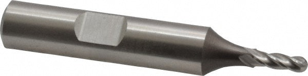 1/8" 4-Flute Cobalt Ball End Mill - Cleveland C42778