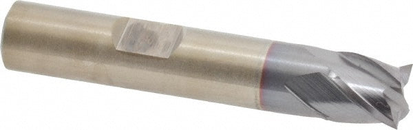 3/8" 4-Flute Powdered Metal Square End Mill, TiCN - Cleveland C31943