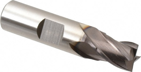 7/16" 4-Flute Powdered Metal Square End Mill, TiCN - Cleveland C31944