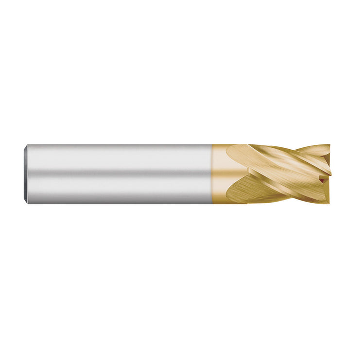 3/4" 4-Flute Solid Carbide Square End Mill, TiN - Titan USA TC95671