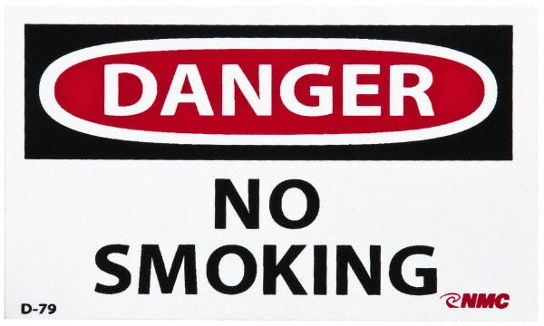 Danger - No Smoking Label - AccuformNMC D79AP
