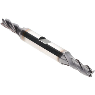 1/4" 4-Flute High Speed Steel Square End Mill, TiCN - Hertel EF053016