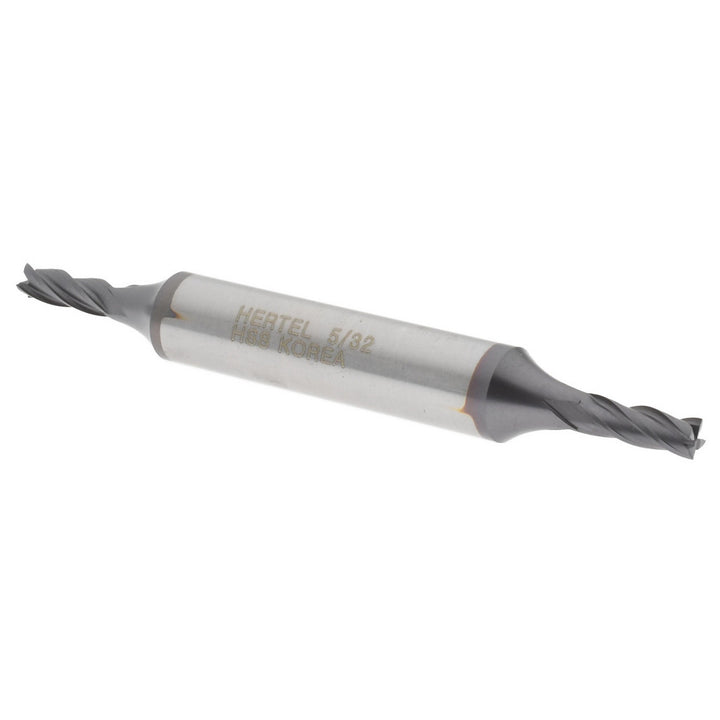 5/32" 4-Flute High Speed Steel Square End Mill, TiCN - Hertel EF053010