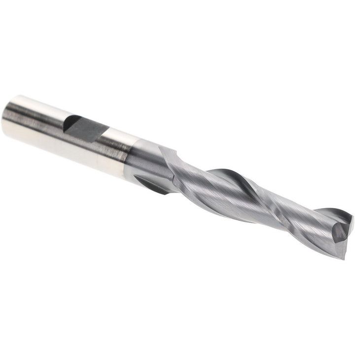 3/8" 2-Flute High Speed Steel Square End Mill, TiCN - Hertel EF080024