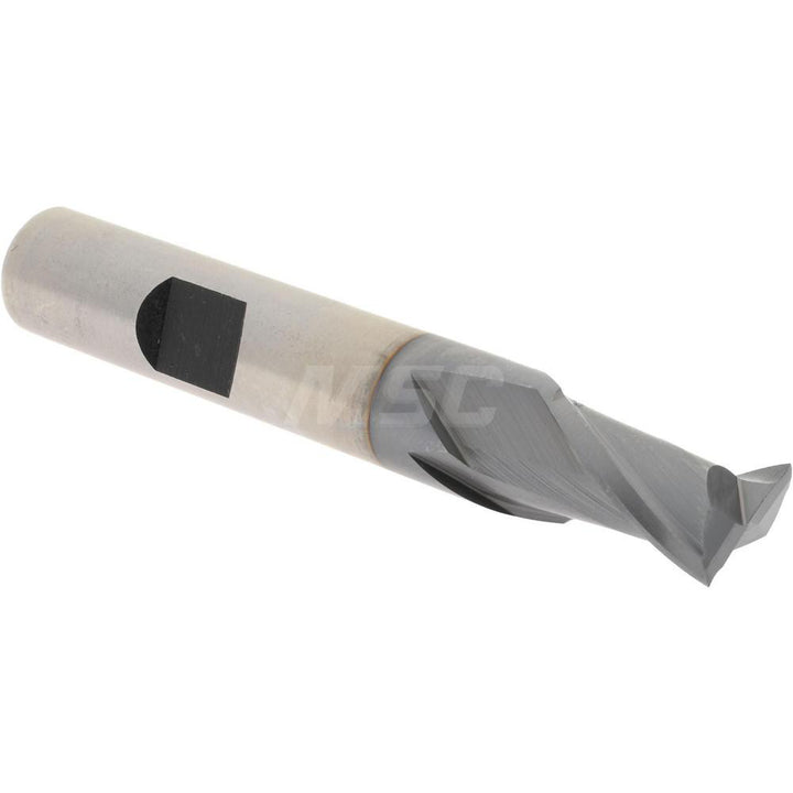3/8" 2-Flute High Speed Steel Square End Mill, TiCN - Hertel EF99921278