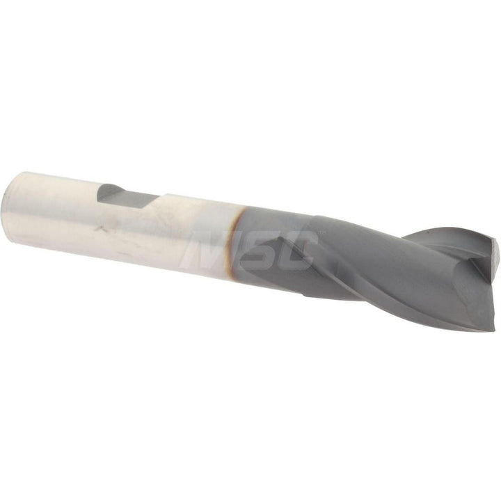5/8" 2-Flute High Speed Steel Square End Mill, TiCN - Hertel EF99921300
