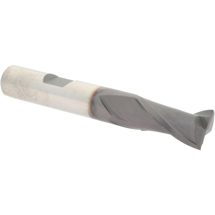7/16" 2-Flute High Speed Steel Square End Mill, TiCN - Hertel E799921155