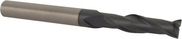 1/4" 2-Flute Solid Carbide Square End Mill, TiAlN - Accupro EM15401601