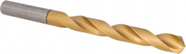 7/16" High Speed Steel Drill Bit, TiN, 118° point - Guhring 9006510111100