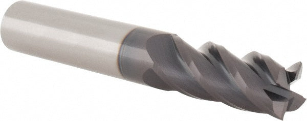 7/16" 4-Flute Solid Carbide Square End Mill, AlTiN - SGS 36532