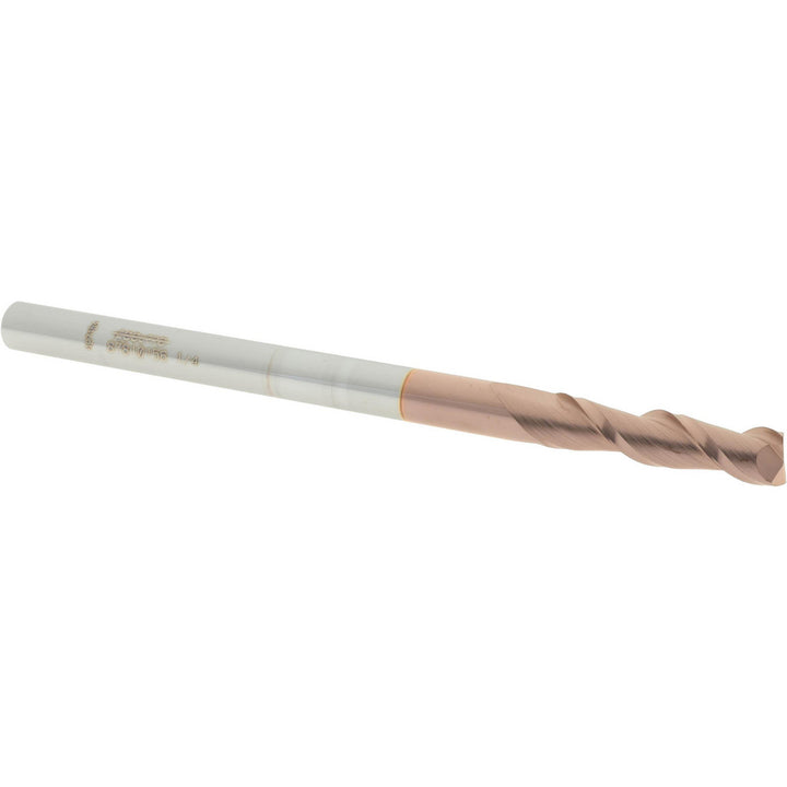 1/4" 2-Flute Solid Carbide Square End Mill, TiCN - Accupro 12181810