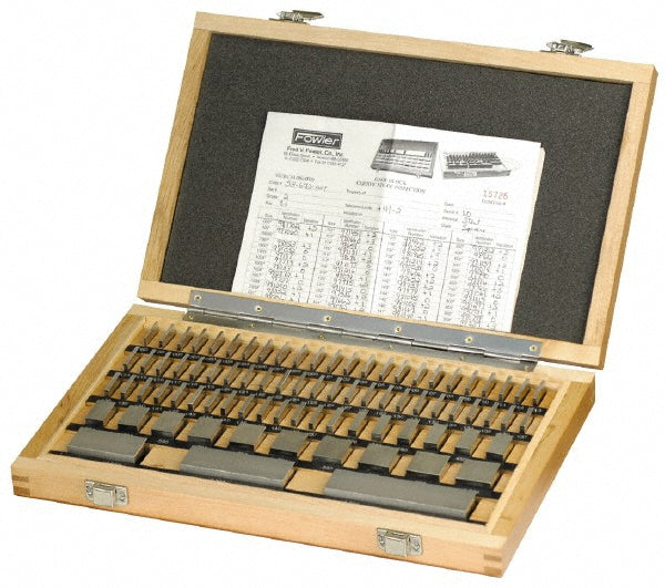 81-Piece Gage Block, Grade AS-1 - Fowler 53-672-030-0