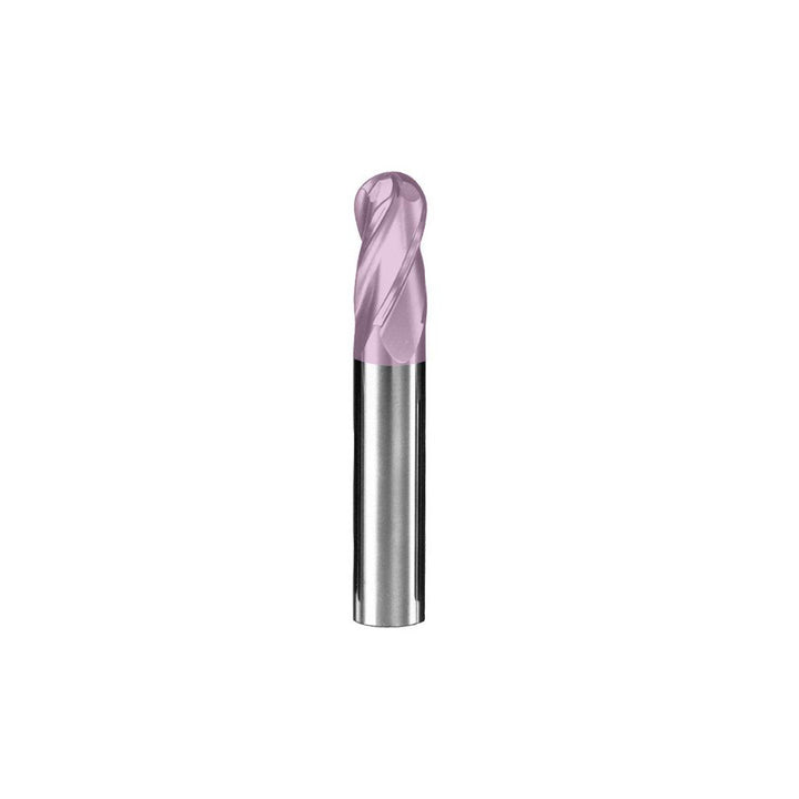 9/64" 4-Flute Solid Carbide Ball End Mill, TiCN - SGS 39018