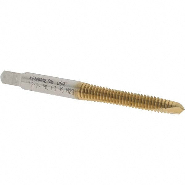 #12-24 UNC HSS Tap, TiN - Kennametal 1544813