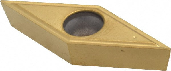 V - Diamond (Rhombic) 35-Deg 3/8" IC Cermet Insert, Grade KT315, TiN - Kennametal 1870039