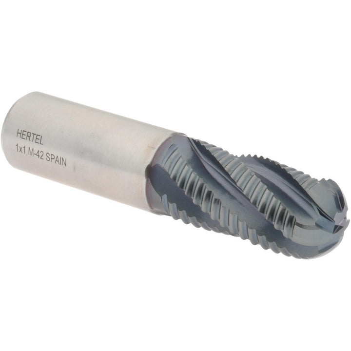 1.0000" 5-Flute Cobalt Single End Mill, TiCN - Hertel 88245337
