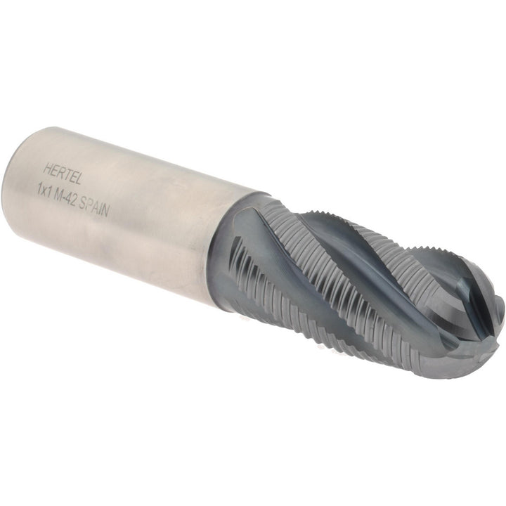 1.0000" 5-Flute Cobalt Single End Mill, TiCN - Hertel 88245345