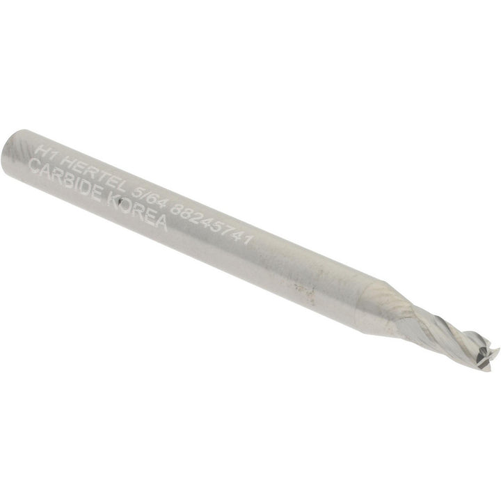 5/64" 4-Flute Solid Carbide Square End Mill - Hertel 750033