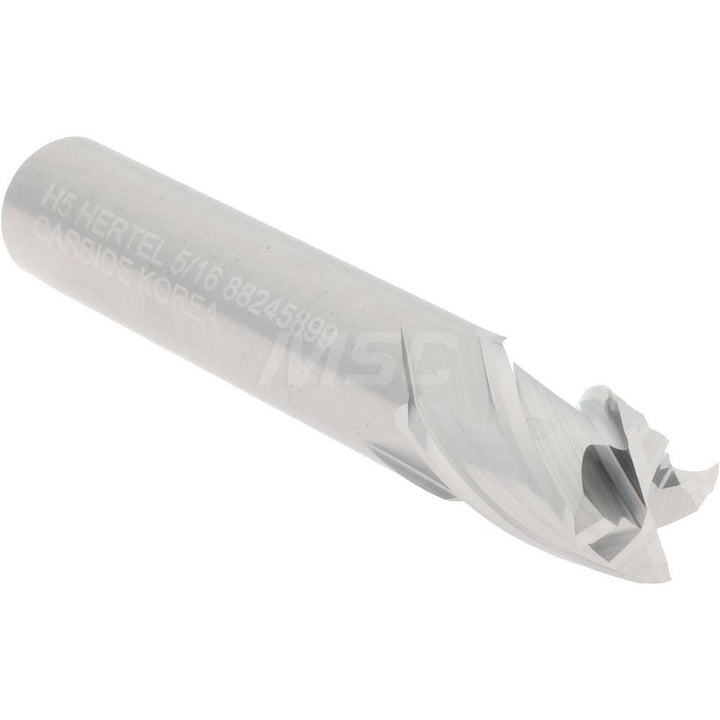 5/16" 4-Flute Solid Carbide Square End Mill - Hertel 750041