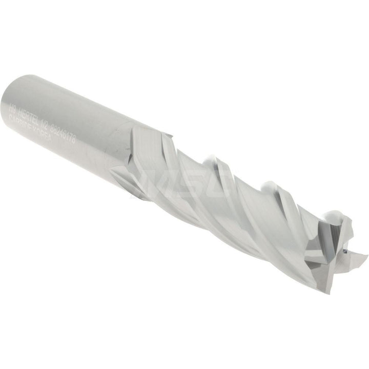 1/2" 4-Flute Solid Carbide Square End Mill - Hertel 12469575