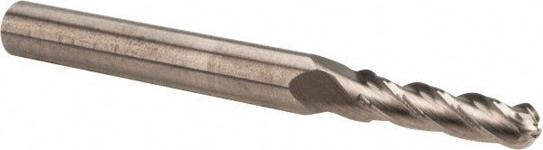 9/64" 4-Flute Solid Carbide Ball End Mill - Hertel E599924518