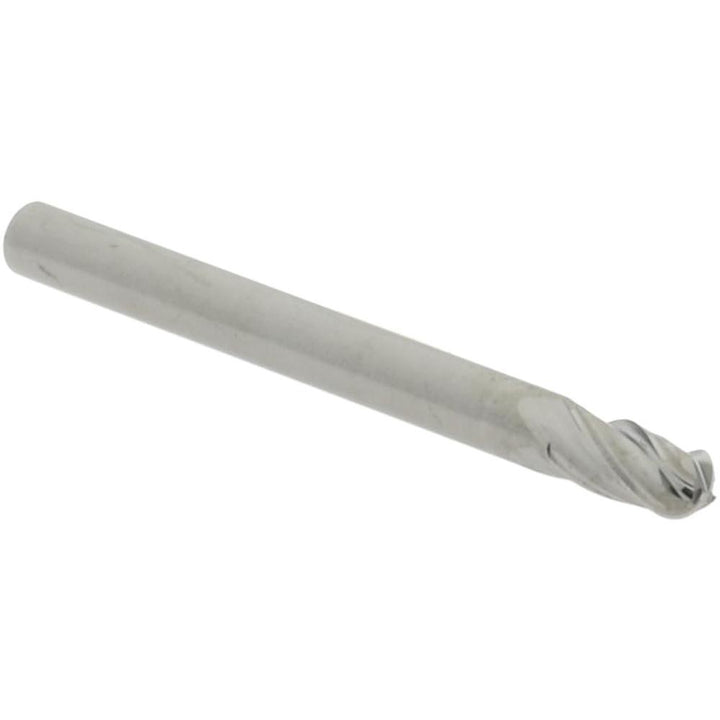 1/8" 4-Flute Solid Carbide Ball End Mill - Hertel E599924516