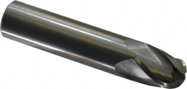 5/8" 4-Flute Solid Carbide Ball End Mill - Hertel E599924536