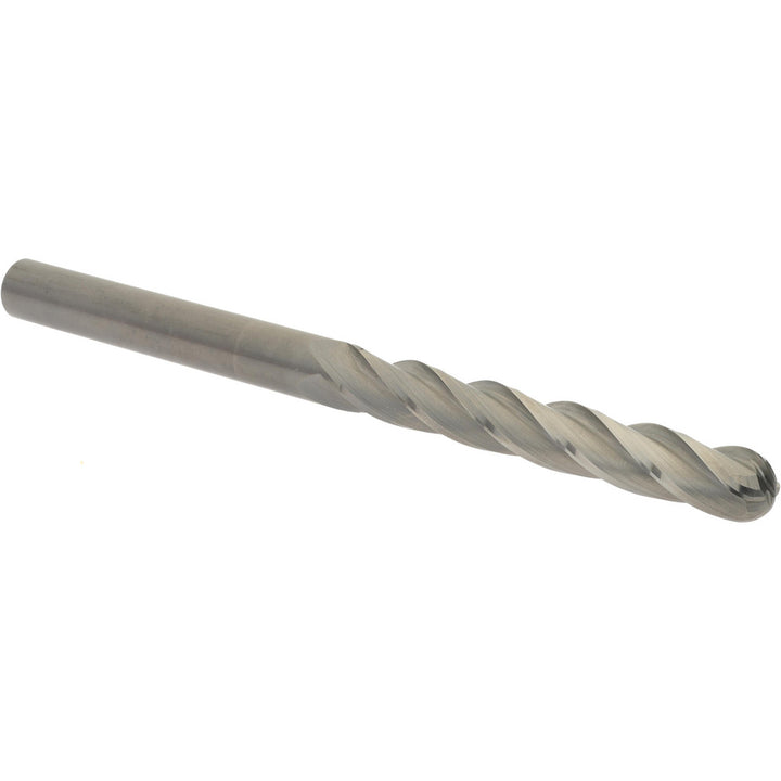 7/16" 4-Flute Solid Carbide Ball End Mill - Hertel E5062028