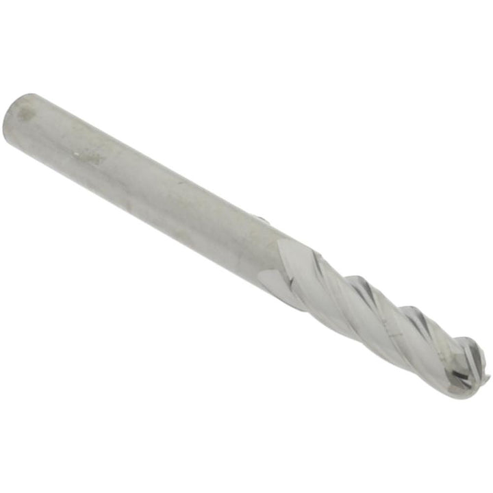 1/8" 4-Flute Solid Carbide Ball End Mill - Hertel E5250008