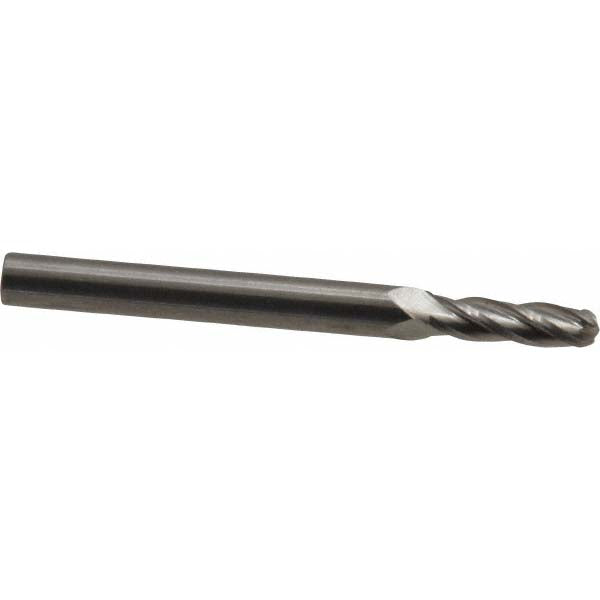 5/32" 4-Flute Solid Carbide Ball End Mill - Hertel E5250010